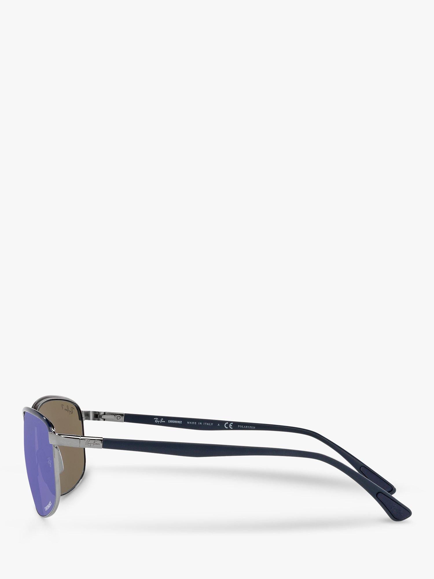 Ray-Ban RB3671CH pillow sunglasses blue frame (British brand)