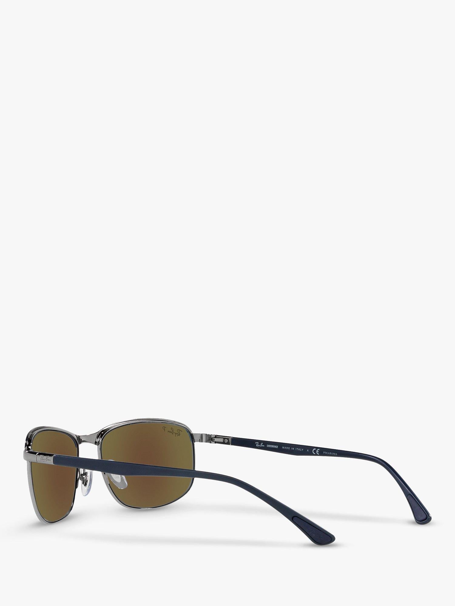 Ray-Ban RB3671CH pillow sunglasses blue frame (British brand)