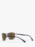 Ray-Ban RB3671CH pillow sunglasses blue frame (British brand)