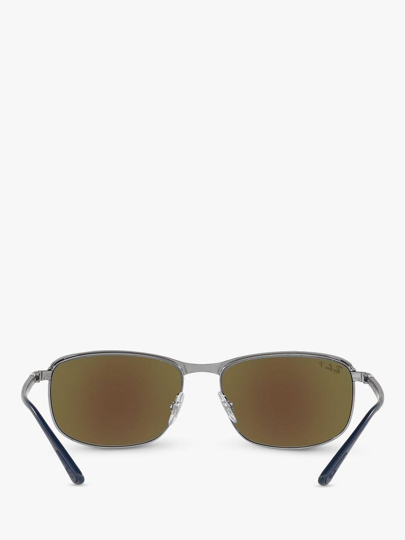 Ray-Ban RB3671CH pillow sunglasses blue frame (British brand)