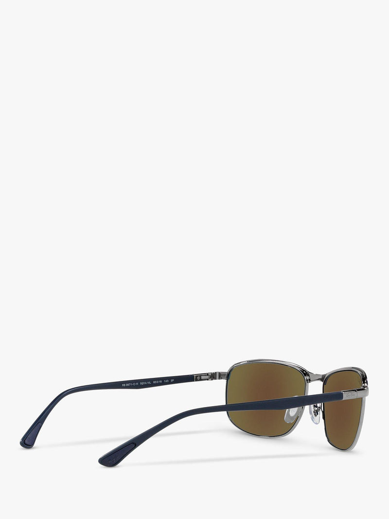 Ray-Ban RB3671CH pillow sunglasses blue frame (British brand)