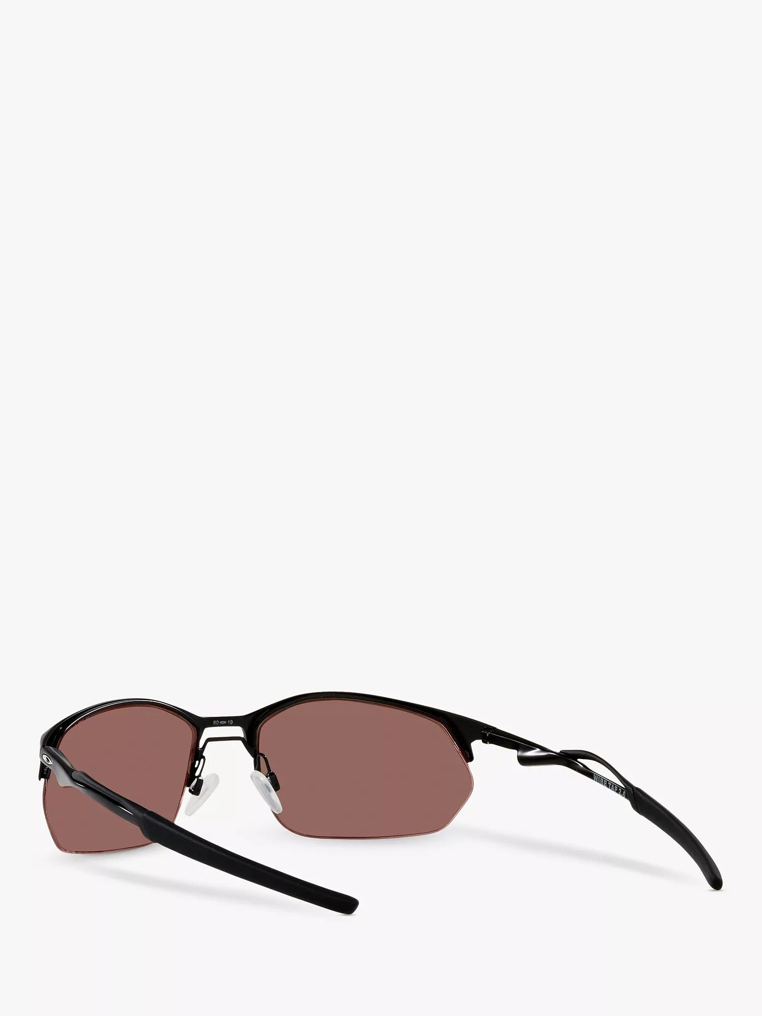 Oakley Wire Tap sunglasses satin black mirror blue, imported from the UK