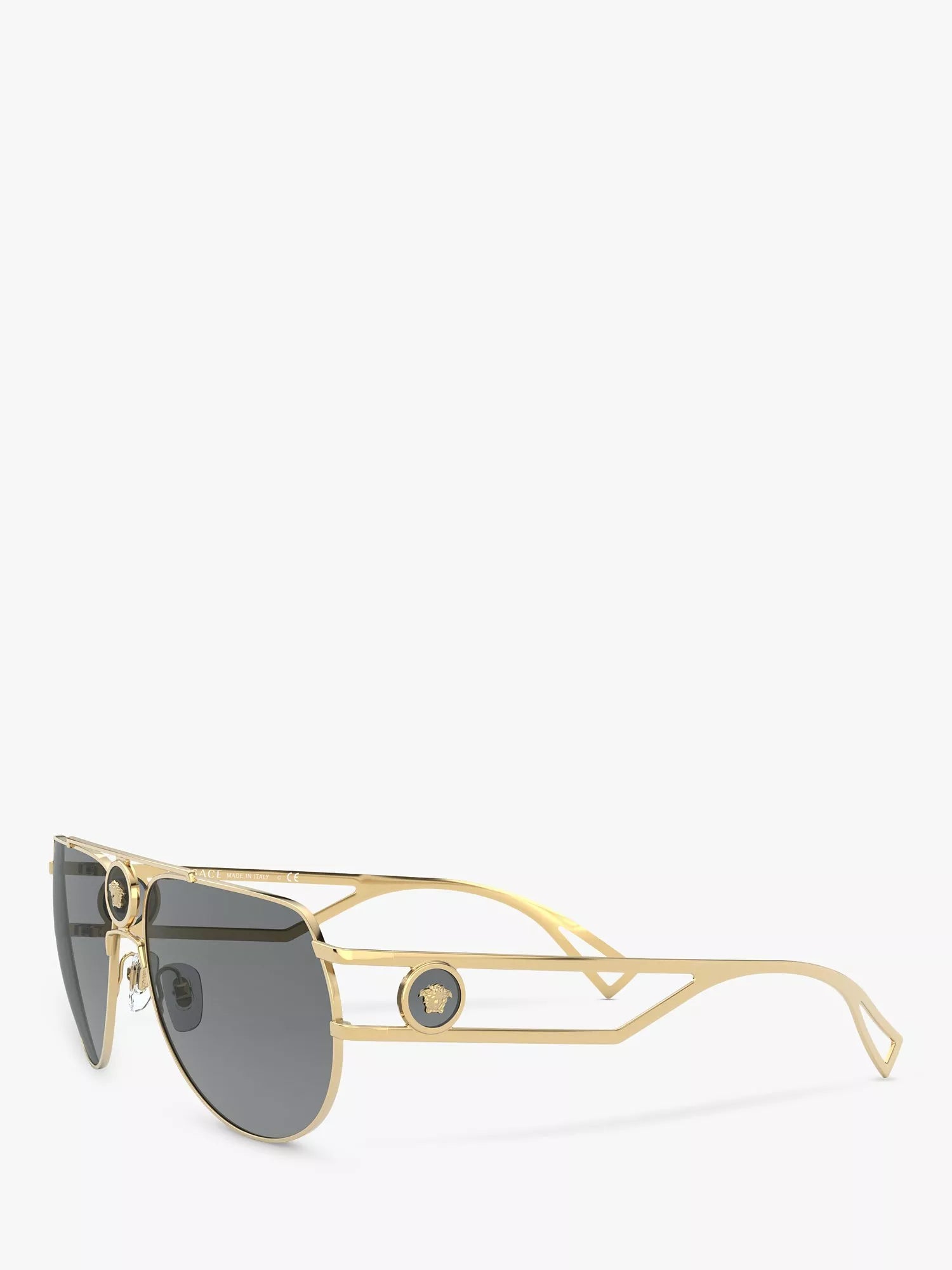Versace aviator sunglasses gold metal frame, imported from the UK
