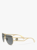 Versace aviator sunglasses gold metal frame, imported from the UK