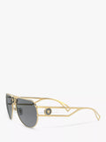 Versace aviator sunglasses gold metal frame, imported from the UK