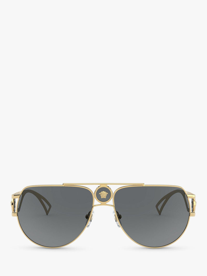 Versace aviator sunglasses gold metal frame, imported from the UK