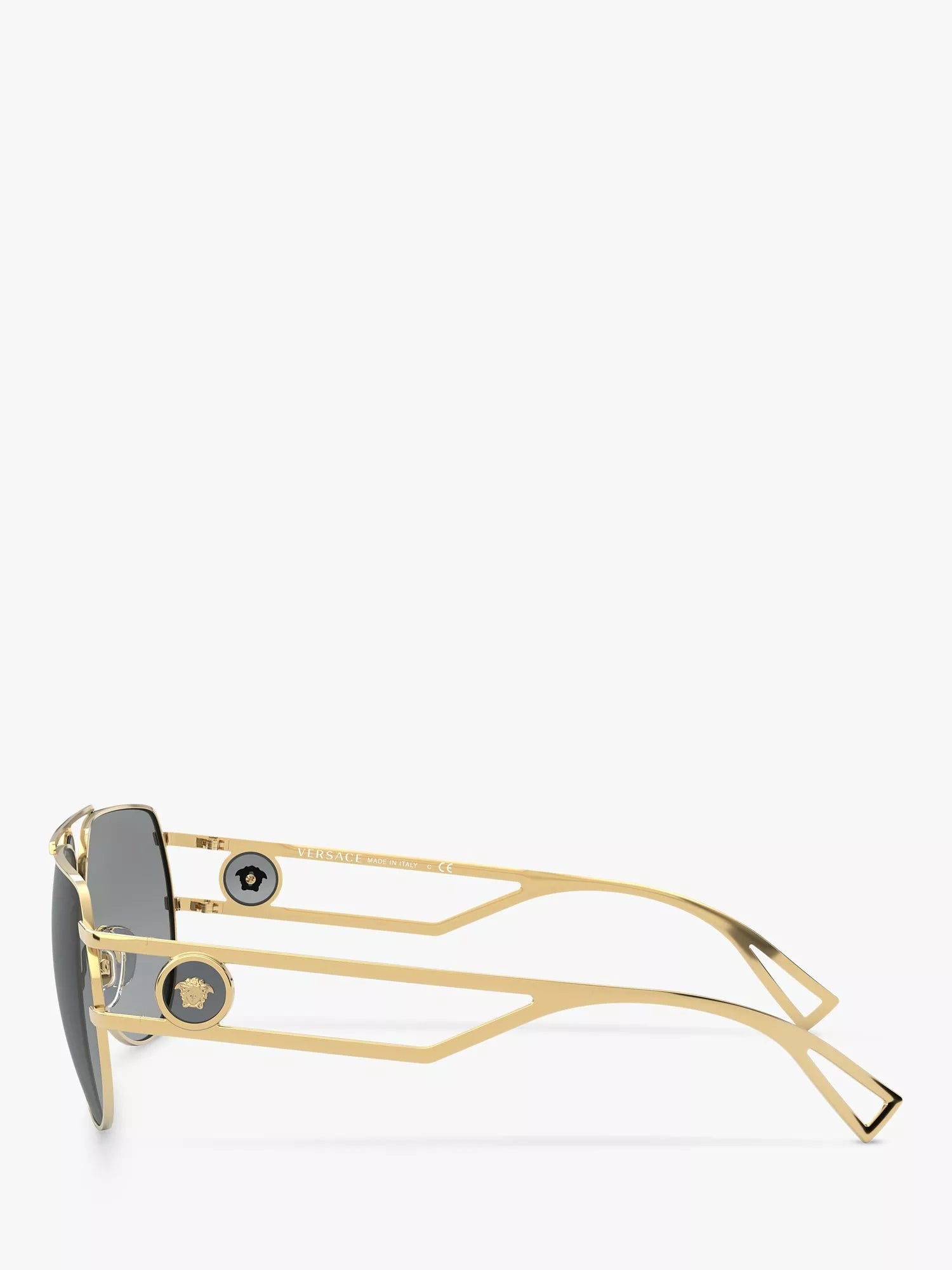 Versace aviator sunglasses gold metal frame, imported from the UK