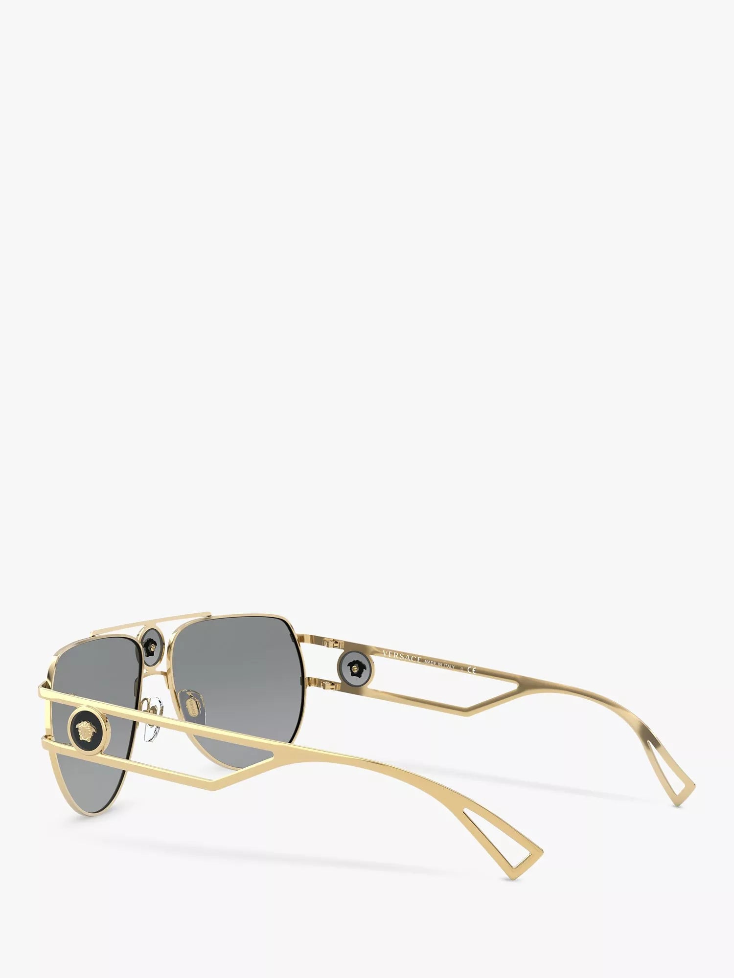 Versace aviator sunglasses gold metal frame, imported from the UK