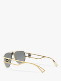 Versace aviator sunglasses gold metal frame, imported from the UK