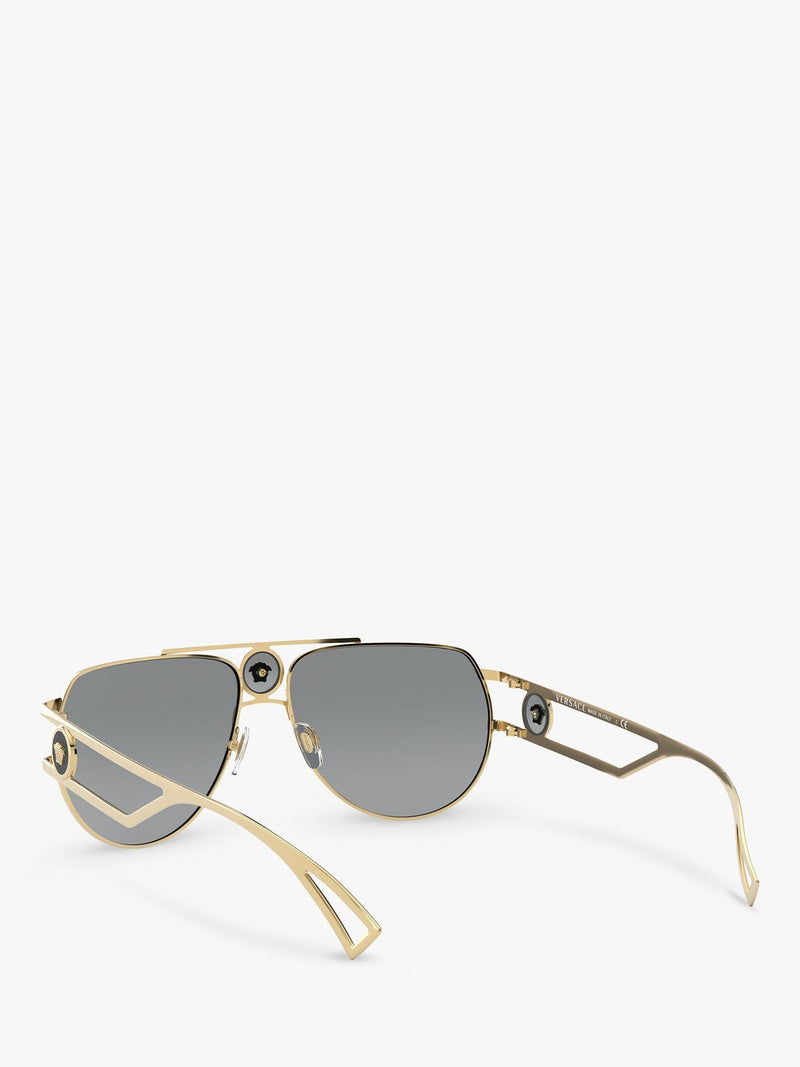 Versace aviator sunglasses gold metal frame, imported from the UK