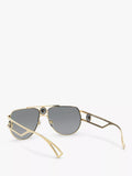 Versace aviator sunglasses gold metal frame, imported from the UK