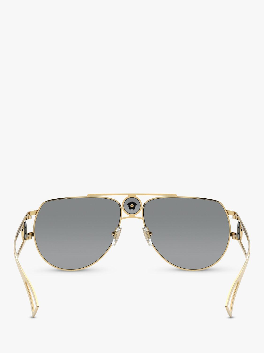 Versace aviator sunglasses gold metal frame, imported from the UK