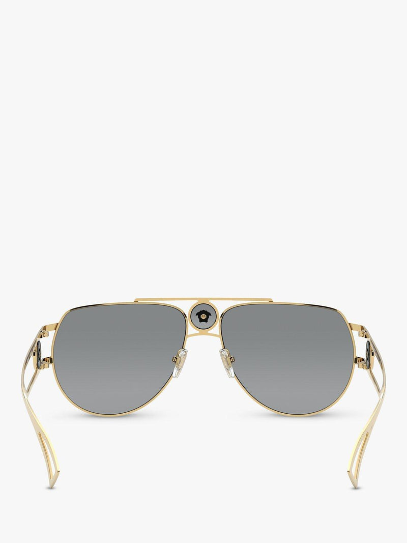 Versace aviator sunglasses gold metal frame, imported from the UK