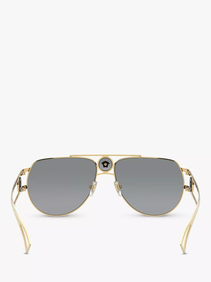 Versace aviator sunglasses gold metal frame, imported from the UK