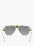 Versace aviator sunglasses gold metal frame, imported from the UK