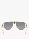 Versace aviator sunglasses gold metal frame, imported from the UK