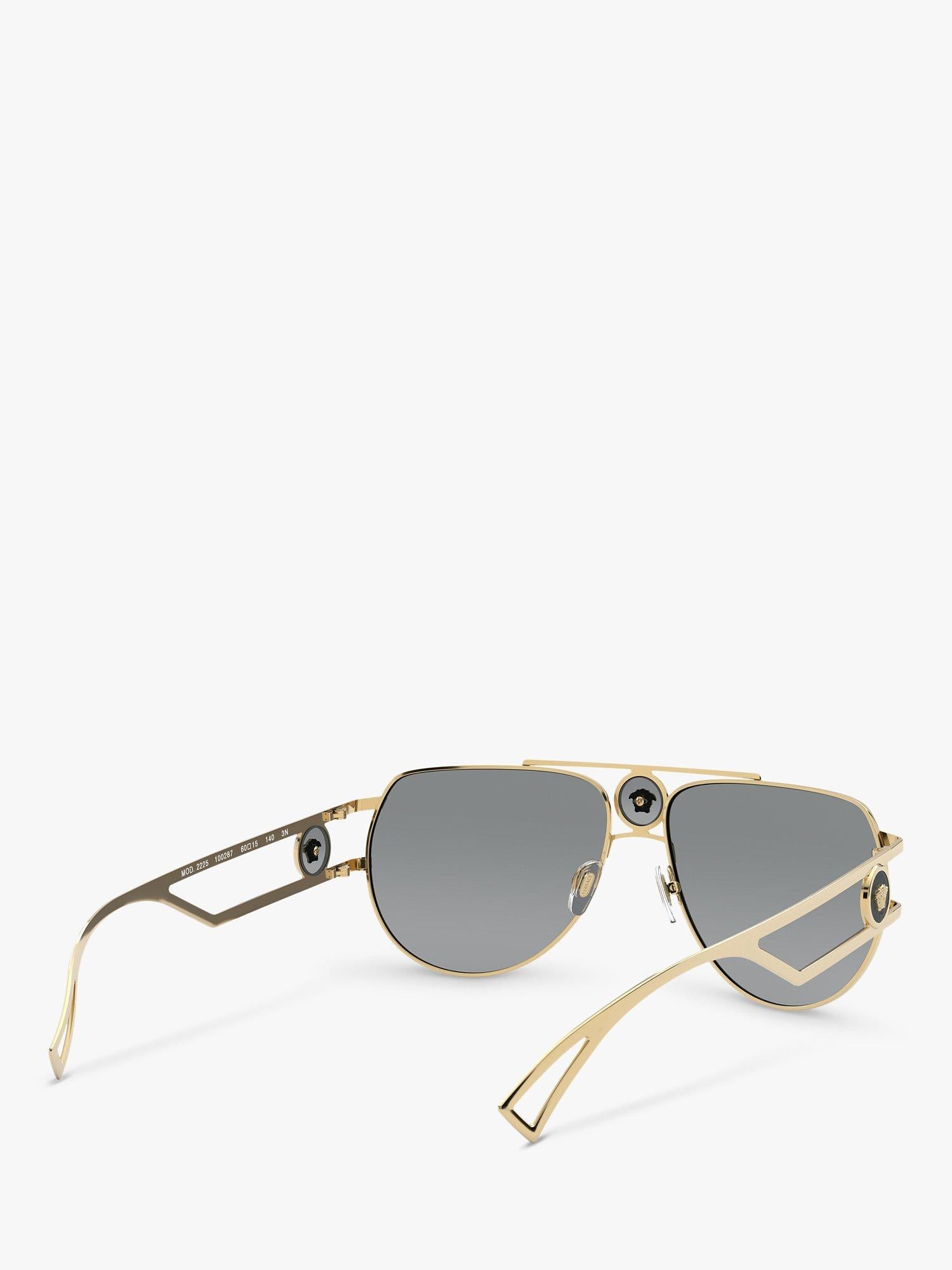 Versace aviator sunglasses gold metal frame, imported from the UK
