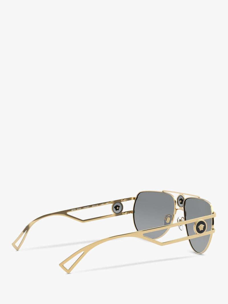 Versace aviator sunglasses gold metal frame, imported from the UK