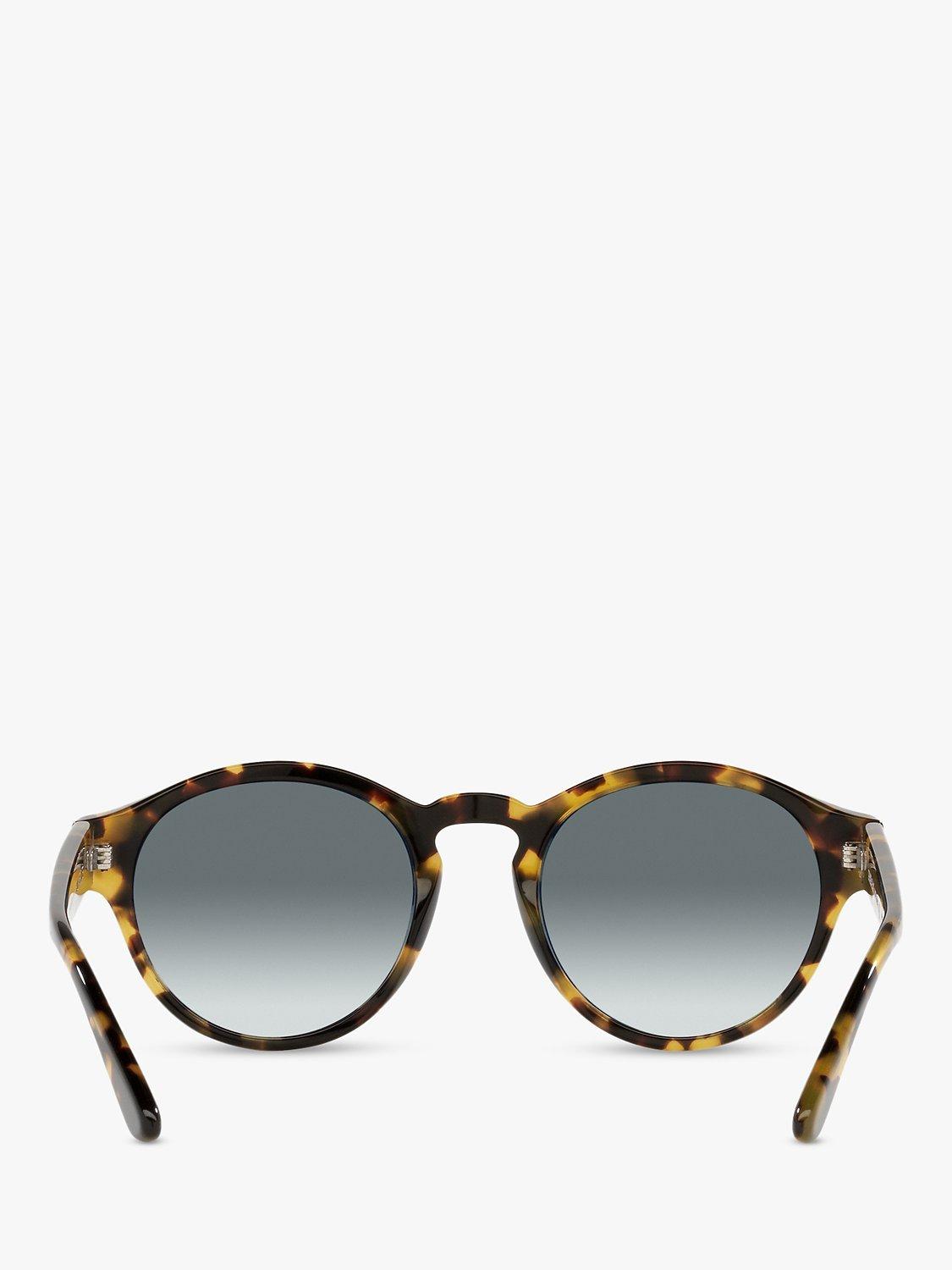 Giorgio Armani oval sunglasses yellow Havana grey gradient - British product