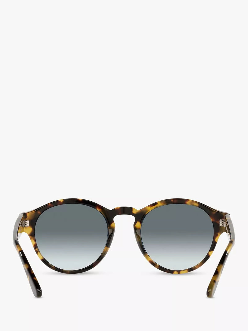 Giorgio Armani oval sunglasses yellow Havana grey gradient - British product