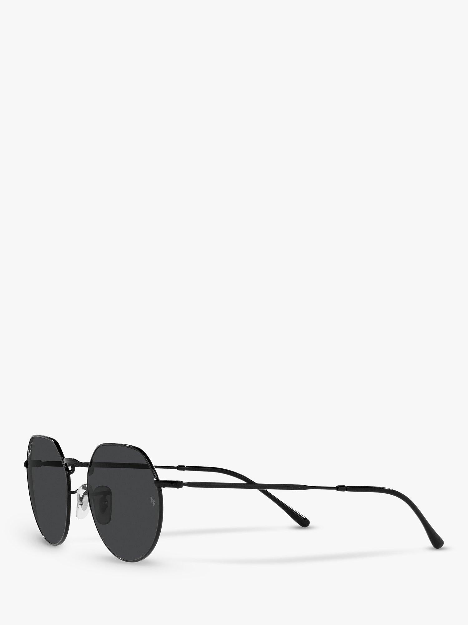 Ray-Ban Jack polarised hexagonal sunglasses 53mm (British brand)