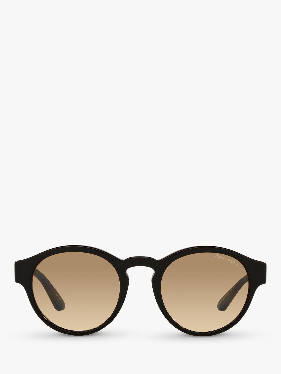 Giorgio Armani oval sunglasses black beige gradient, imported from the UK
