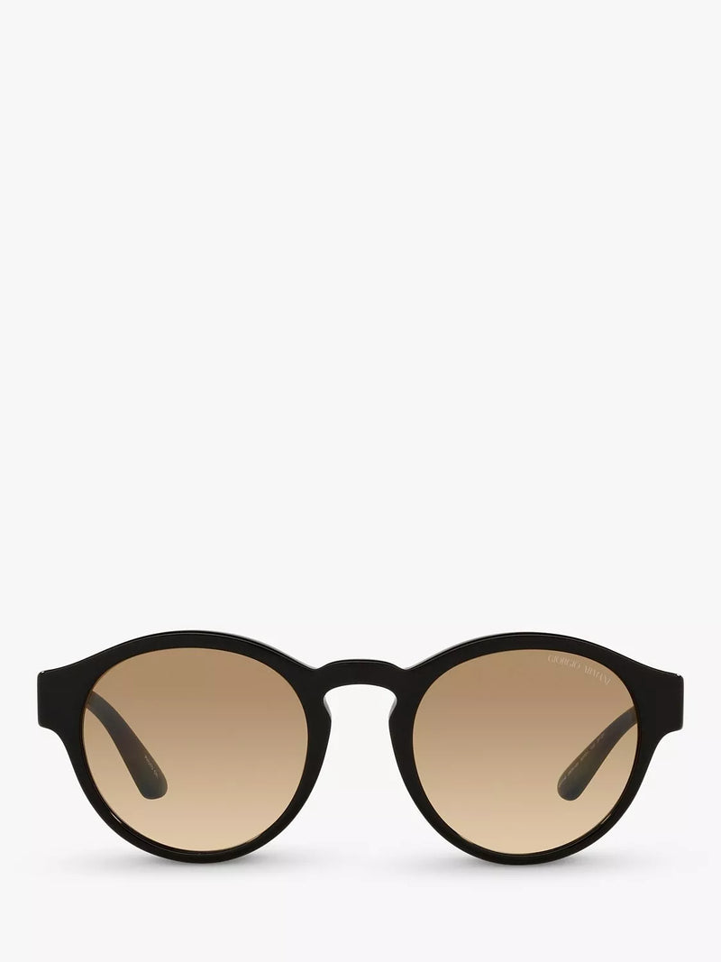 Giorgio Armani oval sunglasses black beige gradient, imported from the UK