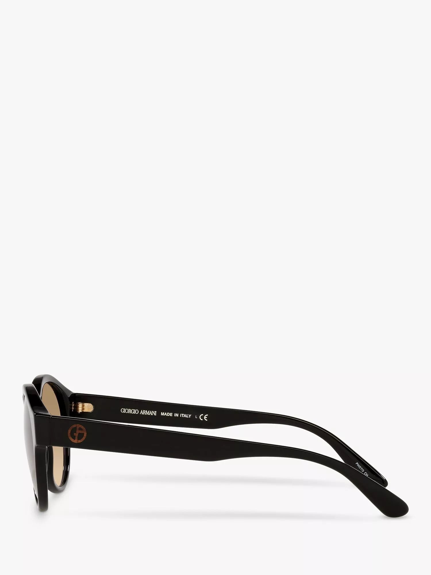 Giorgio Armani oval sunglasses black beige gradient, imported from the UK