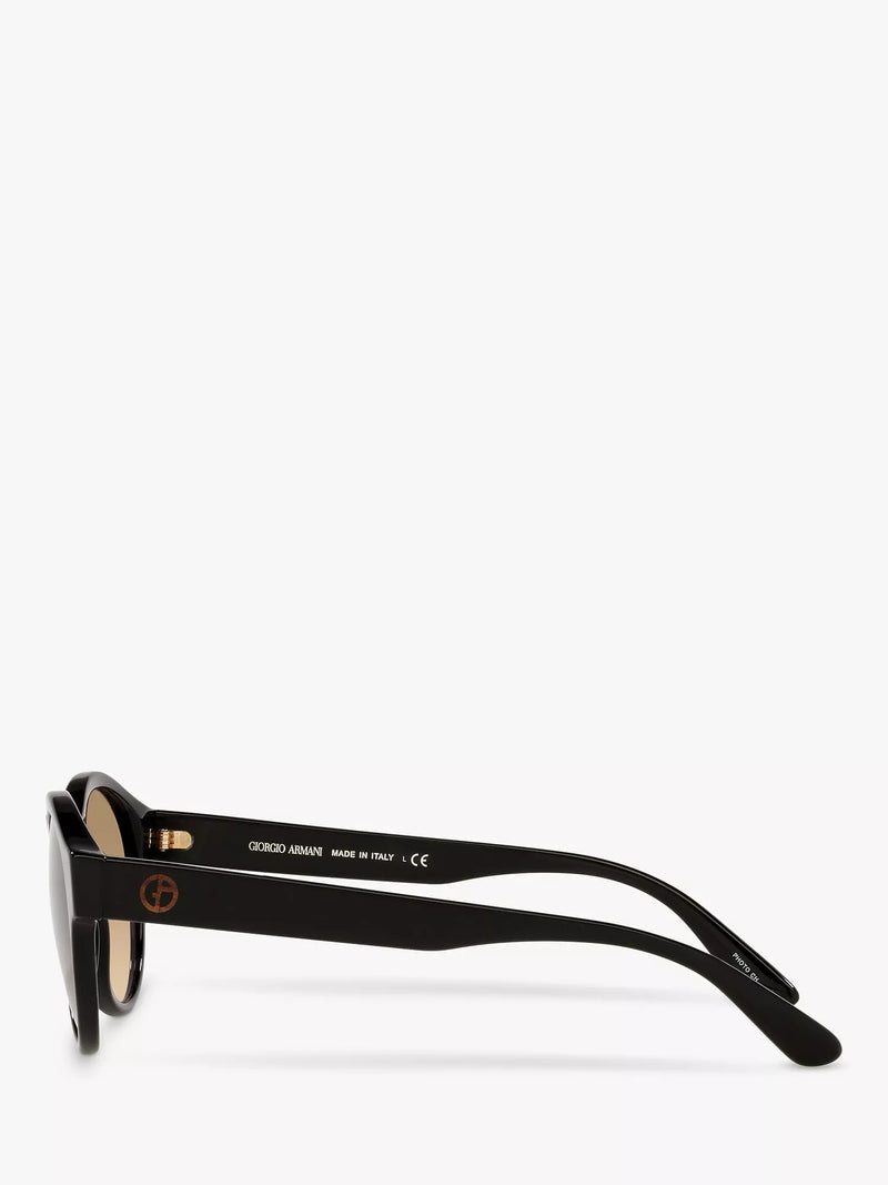 Giorgio Armani oval sunglasses black beige gradient, imported from the UK