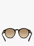 Giorgio Armani oval sunglasses black beige gradient, imported from the UK