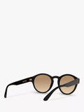 Giorgio Armani oval sunglasses black beige gradient, imported from the UK