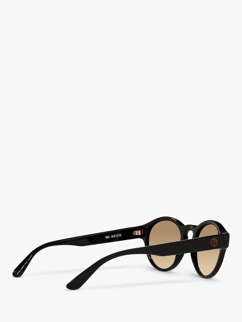 Giorgio Armani oval sunglasses black beige gradient, imported from the UK
