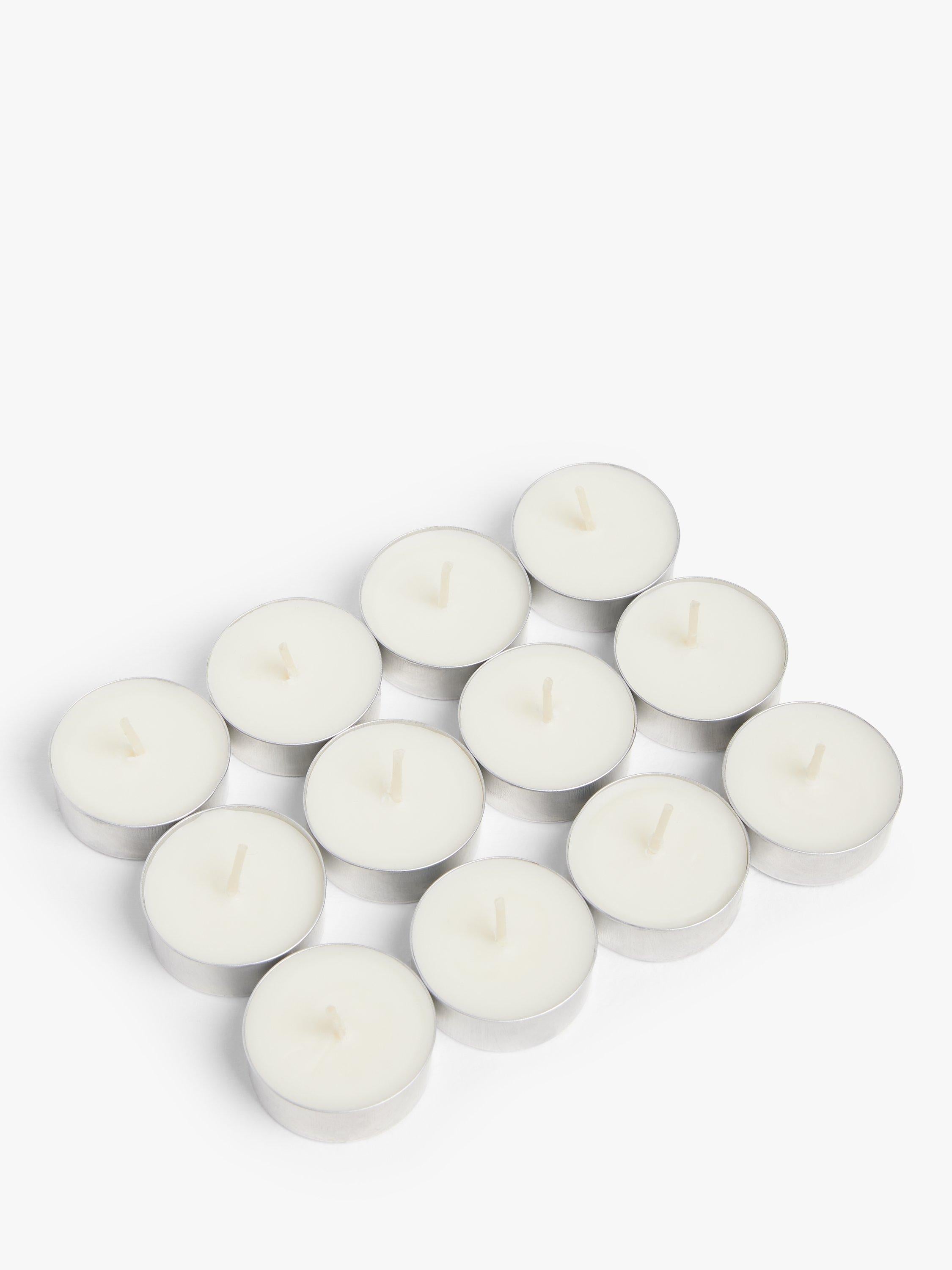 John Lewis white jasmine tealights pack of 12 - British product