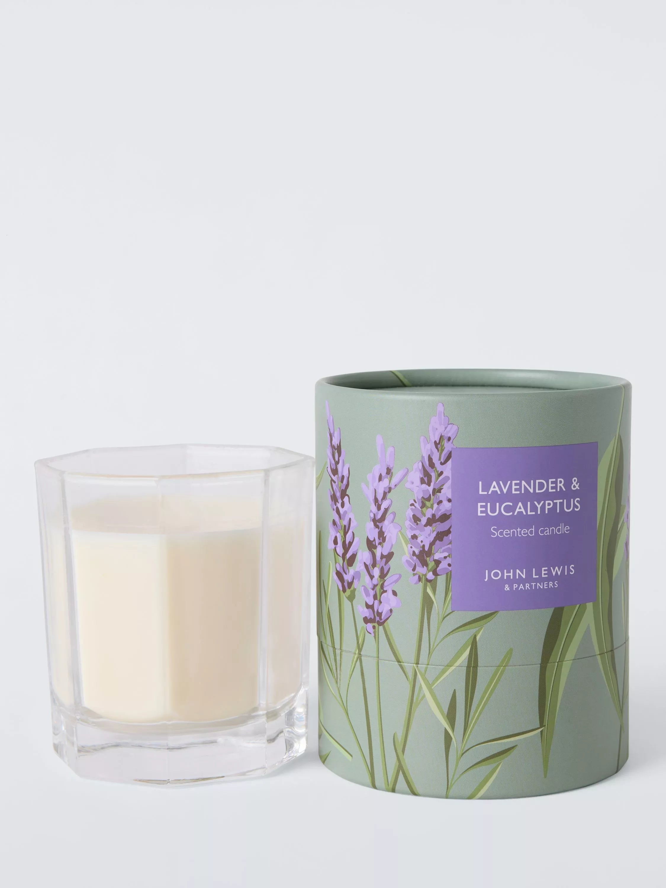 John Lewis lavender and eucalyptus scented candle 485g, UK version