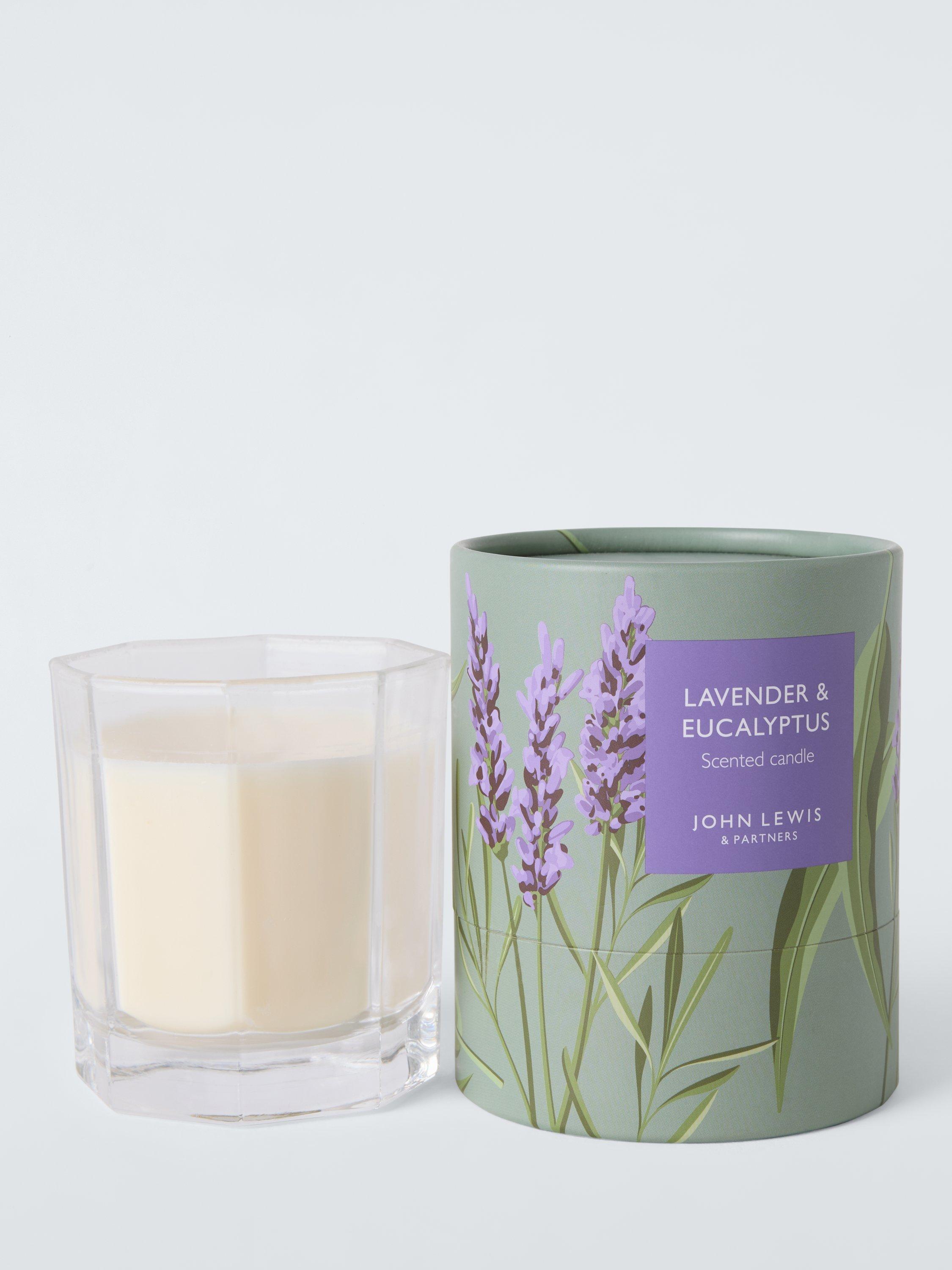 John Lewis lavender and eucalyptus scented candle 485g, UK version