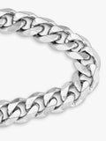 BOSS men's curb chain bracelet stainless steel silver - (British brand)