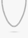 HUGO BOSS silver curb chain necklace, UK version