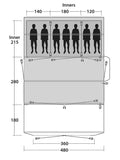 Outwell Sundale tent 7-person, UK version