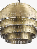 John Lewis herringbone ceiling light antique brass (British brand)