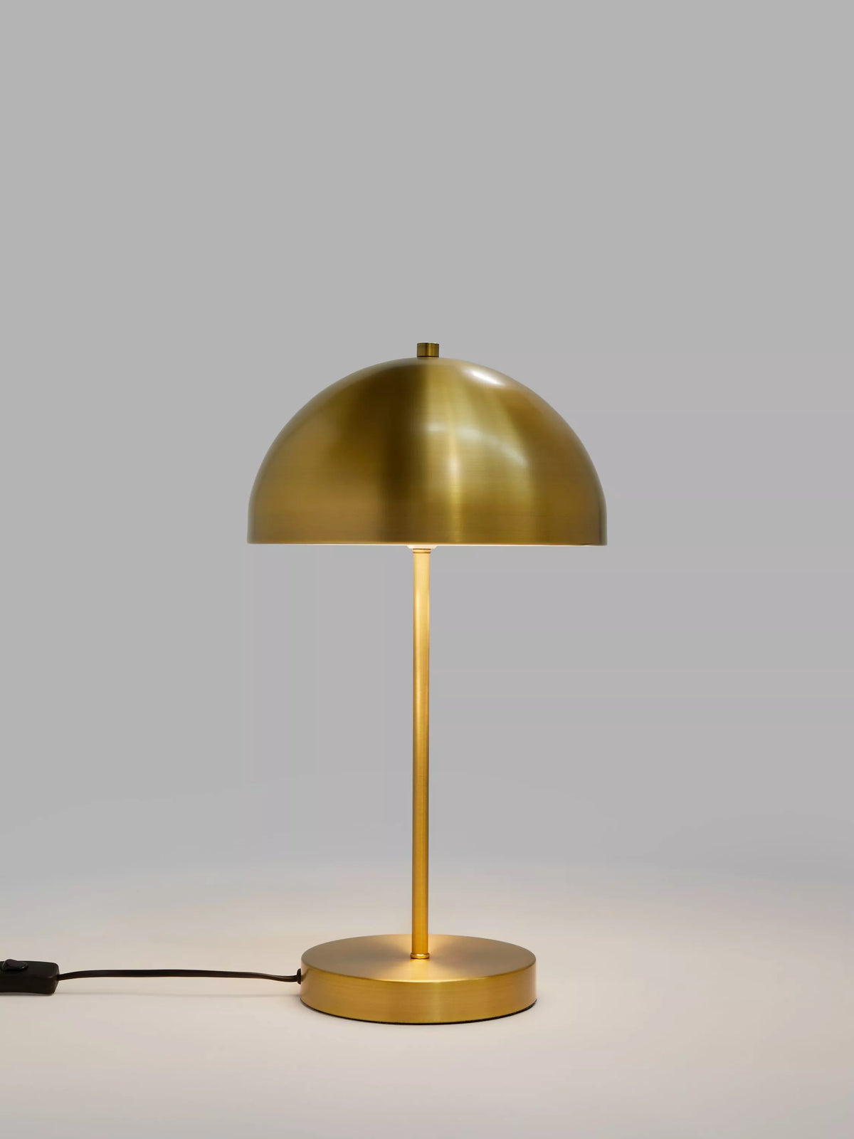 John Lewis dome table lamp with metal frame, imported from the UK