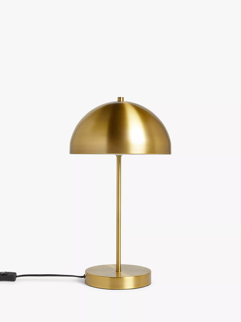 John Lewis dome table lamp with metal frame, imported from the UK