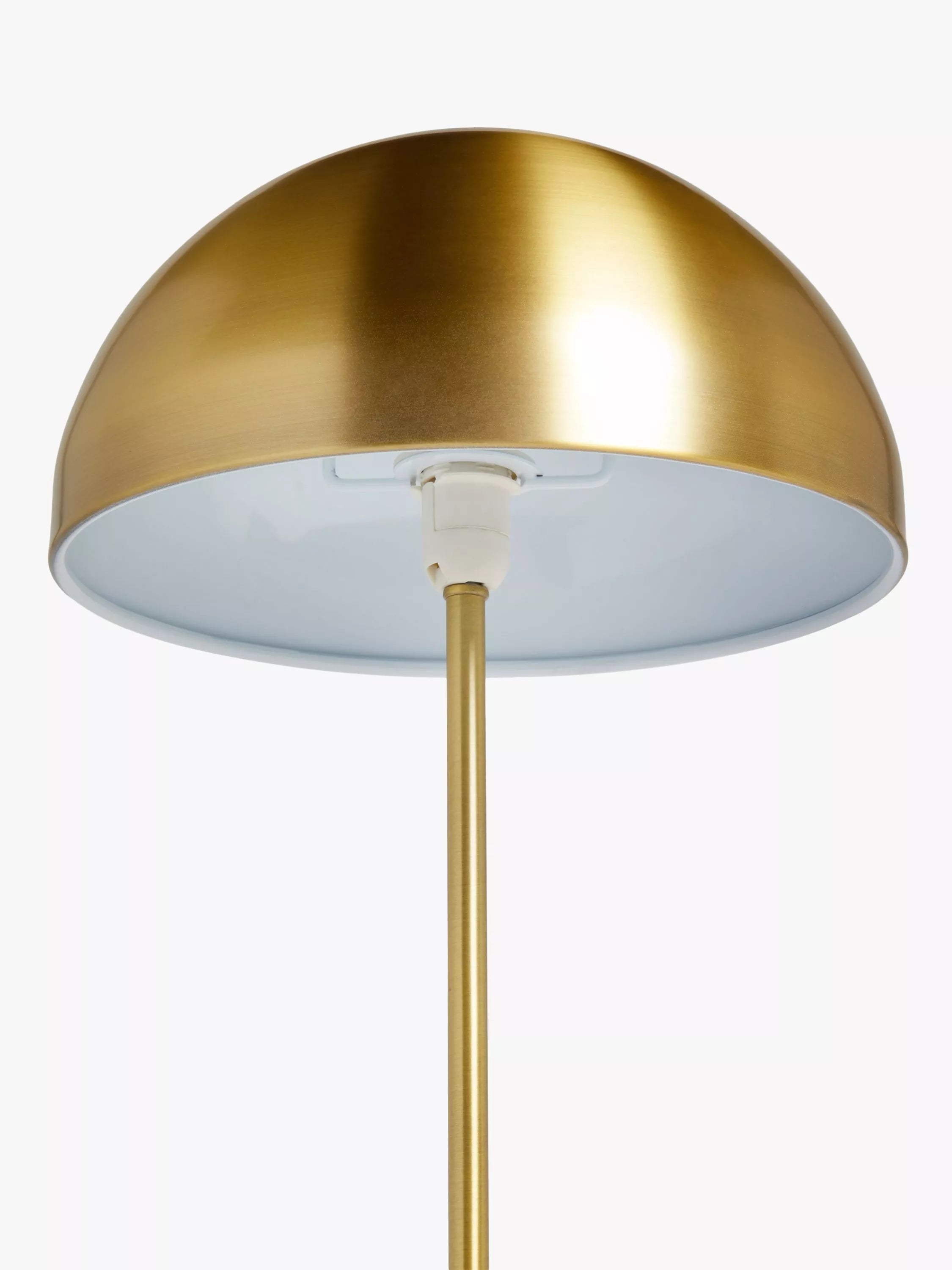 John Lewis dome table lamp with metal frame, imported from the UK