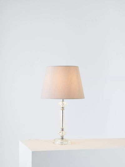 John Lewis John Lewis Crystal Column Table Lamp, Clear, Large- Buy online at McGrocer