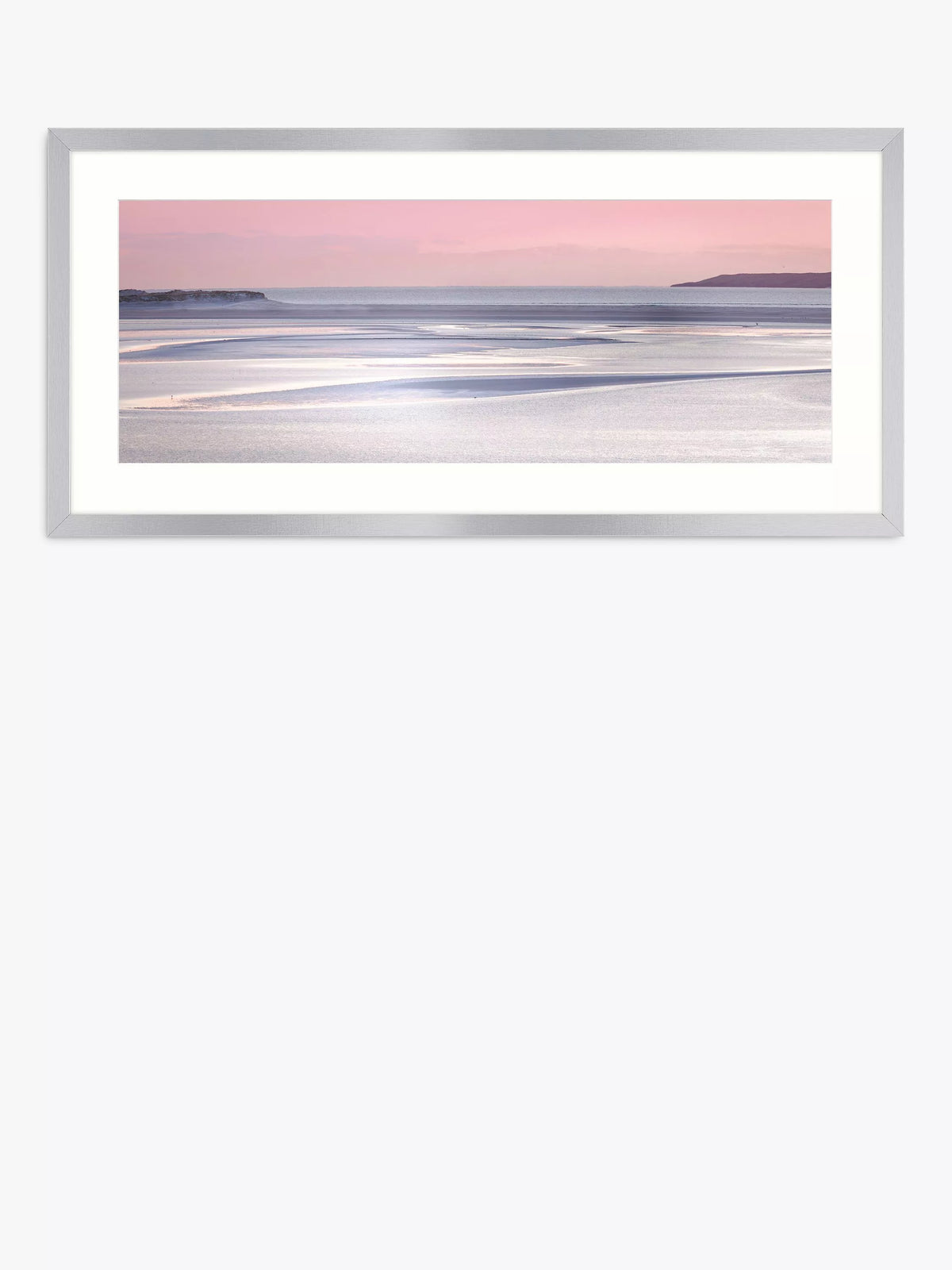 John Lewis framed print Silver Sands 49.5x104.5cm, imported from the UK