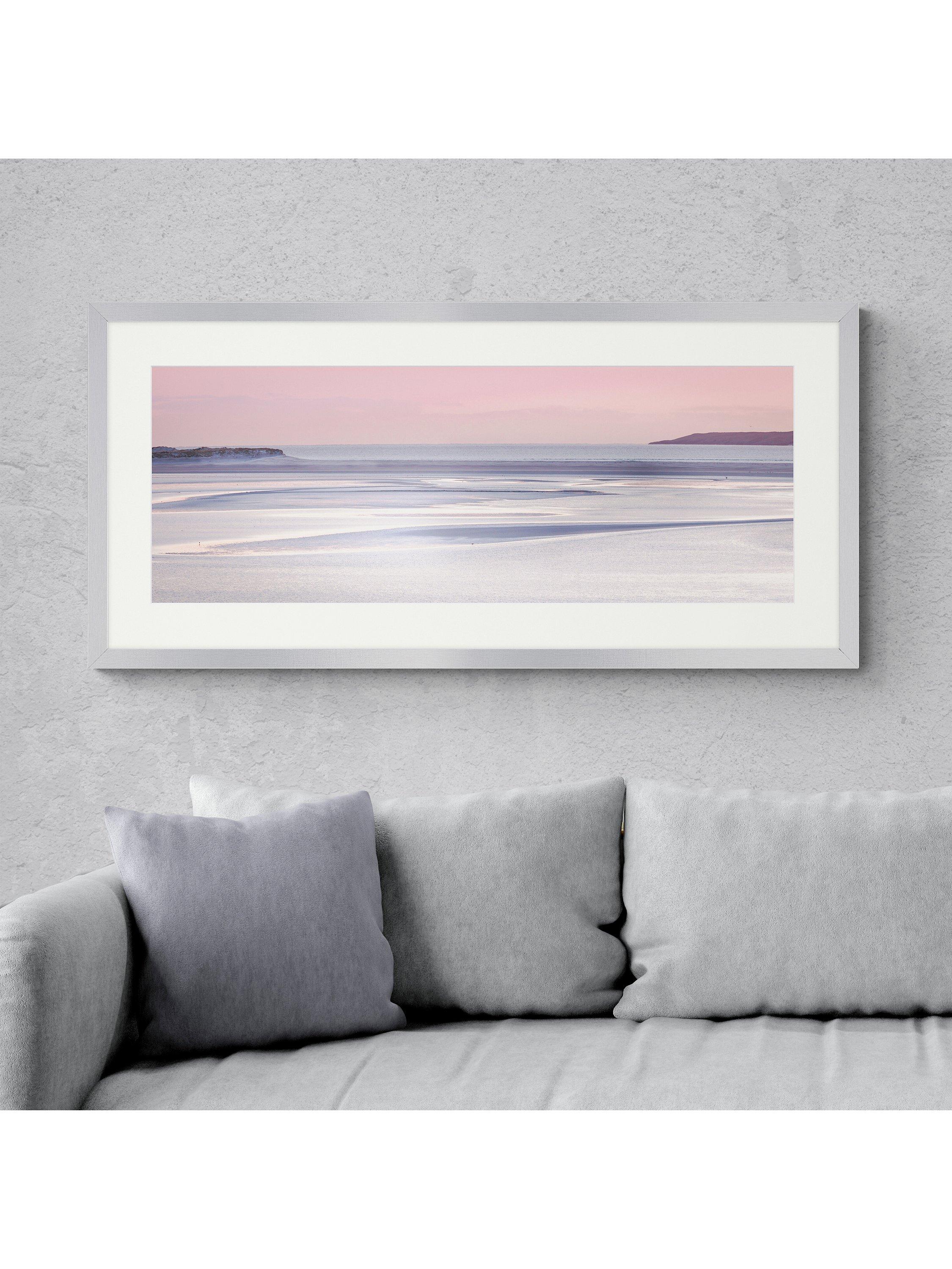 John Lewis framed print Silver Sands 49.5x104.5cm, imported from the UK
