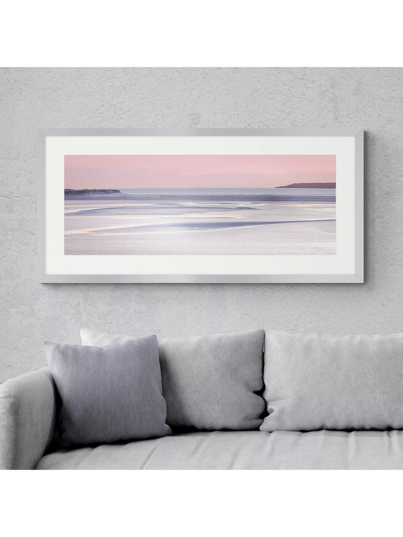 John Lewis framed print Silver Sands 49.5x104.5cm, imported from the UK