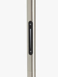 John Lewis torchiere LED floor lamp nickel finish, UK version