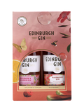 Edinburgh Gin Rhubarb & Ginger and Raspberry set 40cl - British product