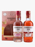 Edinburgh Gin Rhubarb & Ginger and Raspberry set 40cl - British product