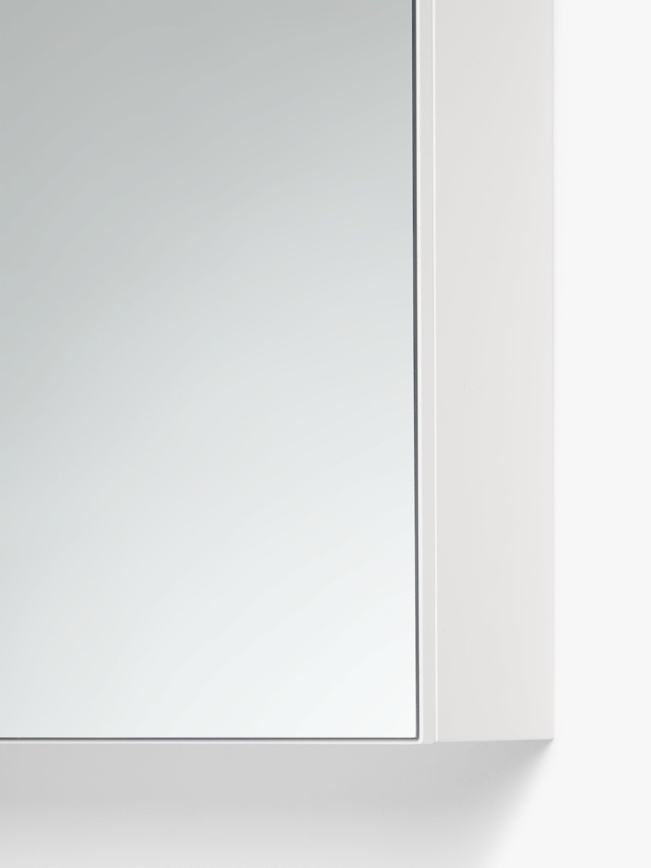 John Lewis white gloss mirrored bathroom cabinet 60x40x14cm, UK version